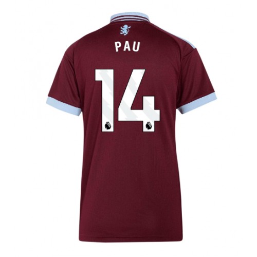 Aston Villa Pau Torres #14 Hjemmebanetrøje Dame 2026-27 Kortærmet